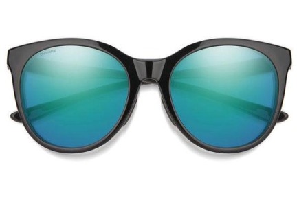 Slnečné okuliare Smith BAYSIDE 807/QG Polarized Okrúhle Čierne