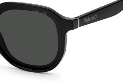 Slnečné okuliare Polaroid PLD6162/S 807/M9 Polarized Okrúhle Čierne