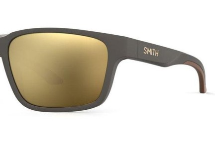 Slnečné okuliare Smith BASECAMP FRE/QE Polarized Squared Sivé