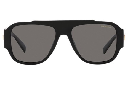 Slnečné okuliare Versace Macy'S Aviator VE4436U GB1/81 Polarized Flat Top Čierne