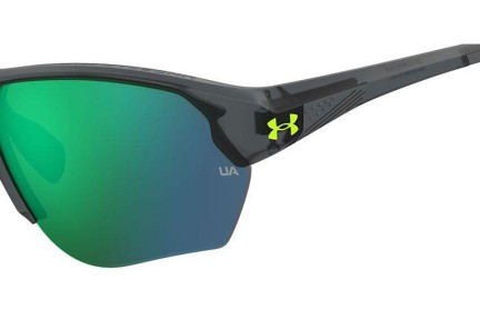 Slnečné okuliare Under Armour UACOMPETE/F 63M/V8 Obdĺžníkové Sivé