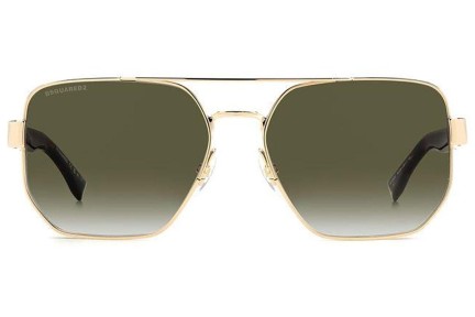 Slnečné okuliare Dsquared2 D20083/S 06J/9K Pilot Zlaté