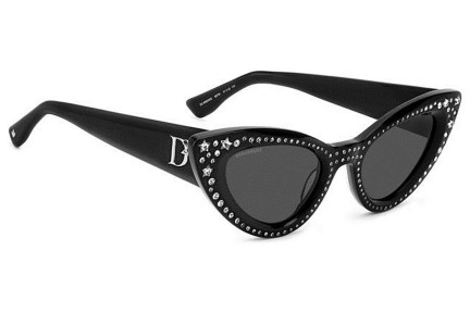 Slnečné okuliare Dsquared2 D20092/N/S 807/IR Cat Eye Čierne