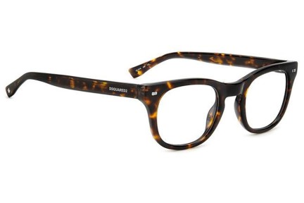 Okuliare Dsquared2 D20078 086 Okrúhle Havana