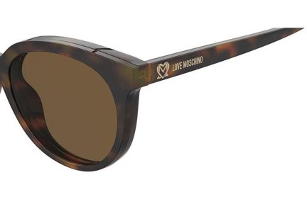 Okuliare Love Moschino MOL058/CS 05L/70 Okrúhle Havana