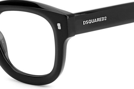 Okuliare Dsquared2 D20091 284 Okrúhle Čierne