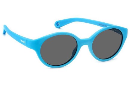 Slnečné okuliare Polaroid Junior PLDK007/S MVU/M9 Polarized Oválne Modré