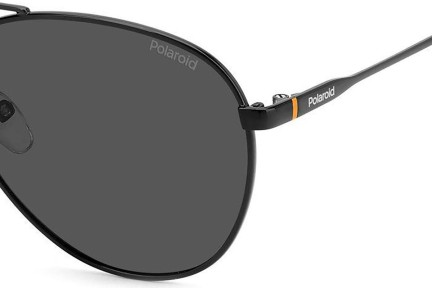 Slnečné okuliare Polaroid PLD4142/G/S/X 807/M9 Polarized Pilot Čierne