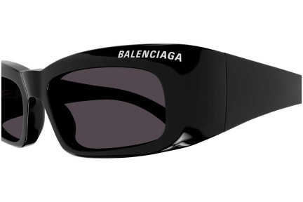 Slnečné okuliare Balenciaga BB0266S 001 Obdĺžníkové Čierne