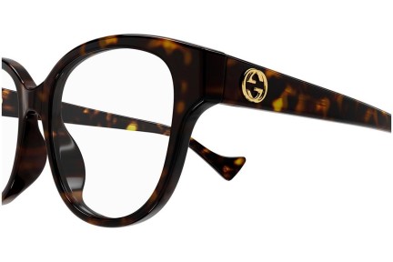 Okuliare Gucci GG1260OA 002 Okrúhle Havana