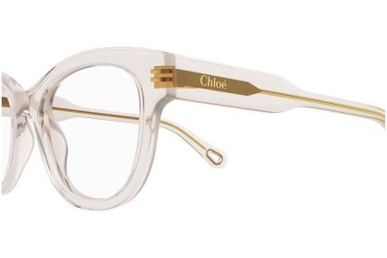 Okuliare Chloe CH0162O 010 Okrúhle Priehľadné