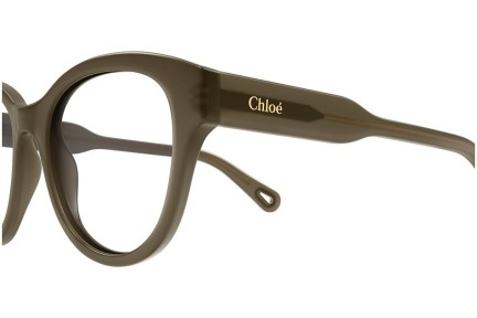 Okuliare Chloe CH0163O 008 Okrúhle Zelené