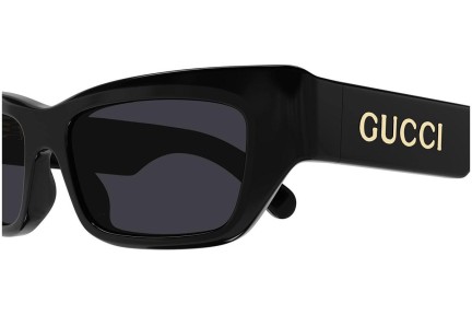 Slnečné okuliare Gucci GG1296S 001 Obdĺžníkové Čierne