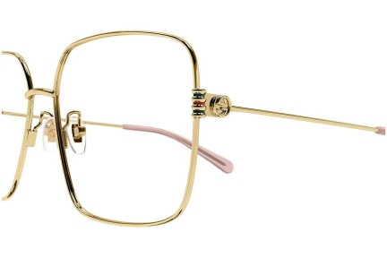 Okuliare Gucci GG1284OA 001 Squared Zlaté