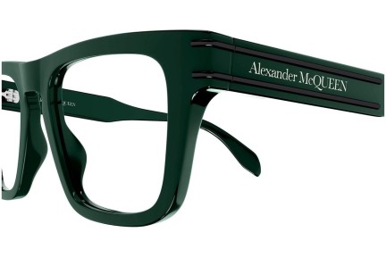 Okuliare Alexander McQueen AM0400O 004 Squared Zelené