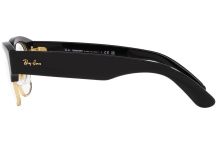 Slnečné okuliare Ray-Ban Mega Clubmaster RB0316S 901/GG Browline Čierne