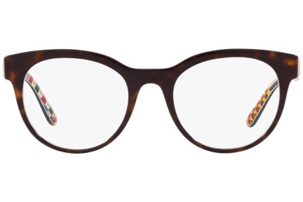 Okuliare Dolce & Gabbana DG3334 3217 Okrúhle Havana