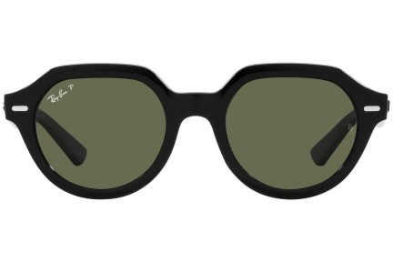 Slnečné okuliare Ray-Ban Gina RB4399 901/58 Polarized Squared Čierne