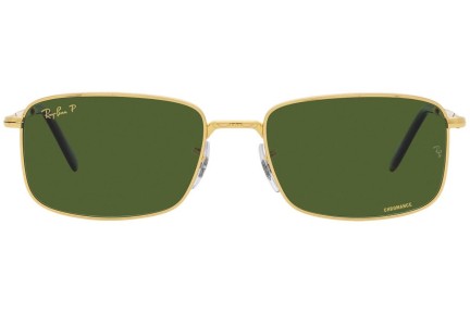 Slnečné okuliare Ray-Ban RB3717 9196P1 Polarized Obdĺžníkové Zlaté