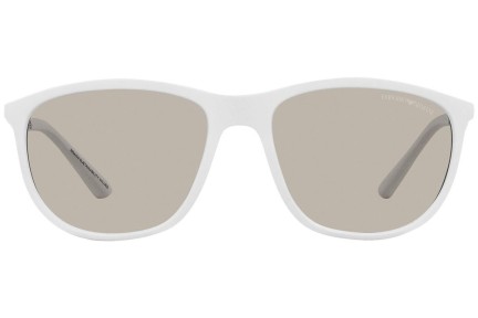 Slnečné okuliare Emporio Armani EA4201 5344/3 Okrúhle Biele