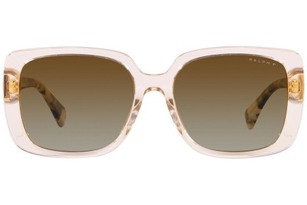 Slnečné okuliare Ralph by Ralph Lauren RA5298U 6072T5 Polarized Squared Béžové