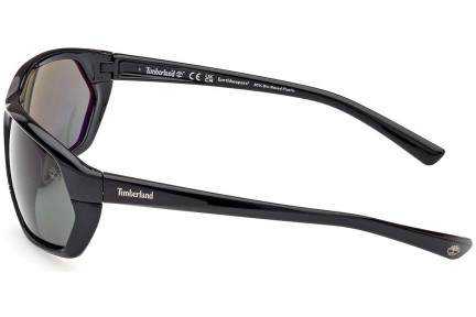 Slnečné okuliare Timberland TB9310 01R Polarized Obdĺžníkové Čierne