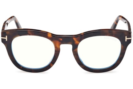 Okuliare Tom Ford FT5873-B 052 Okrúhle Havana