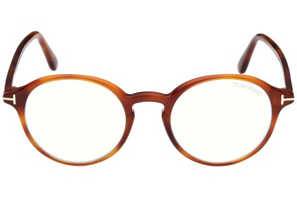 Okuliare Tom Ford FT5867-B 053 Okrúhle Havana