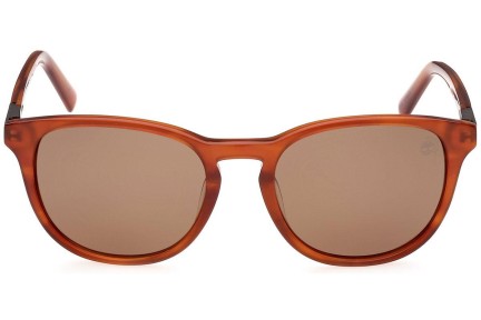 Slnečné okuliare Timberland TB9319 47H Polarized Okrúhle Hnedé