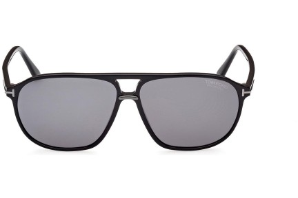 Slnečné okuliare Tom Ford FT1026-N 01D Polarized Pilot Čierne