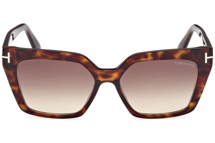 Slnečné okuliare Tom Ford FT1030 52F Cat Eye Havana