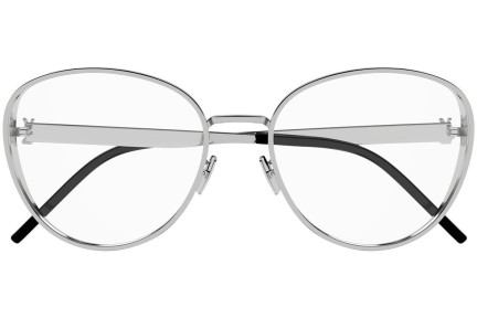 Okuliare Saint Laurent SLM93 001 Squared Strieborné