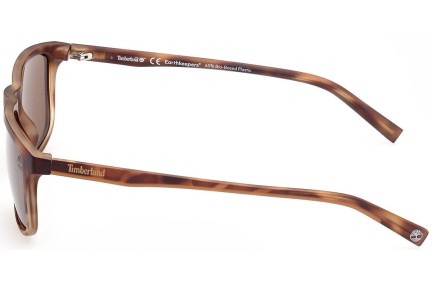 Slnečné okuliare Timberland TB9266 52H Polarized Obdĺžníkové Havana