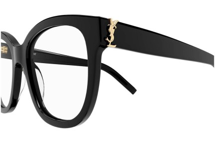 Okuliare Saint Laurent SLM97 001 Squared Čierne