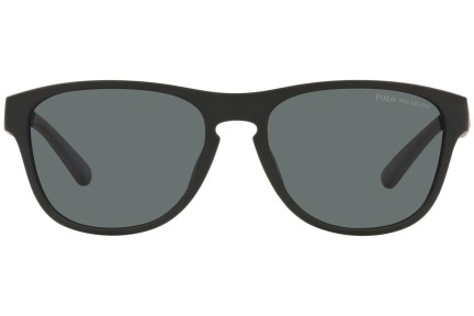 Slnečné okuliare Polo Ralph Lauren PH4180U 537581 Polarized Squared Čierne