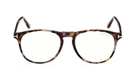 Okuliare Tom Ford FT5805-B 055 Okrúhle Havana