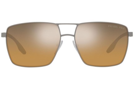 Slnečné okuliare Prada Linea Rossa PS50WS DG109O Polarized Squared Sivé