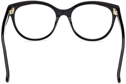 Okuliare Max Mara MM5102 001 Okrúhle Čierne