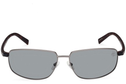 Slnečné okuliare Timberland TB9325 09R Polarized Obdĺžníkové Strieborné