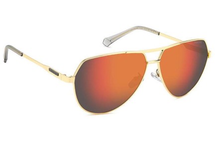 Slnečné okuliare Polaroid PLD2145/G/S/X J5G/OZ Polarized Pilot Zlaté