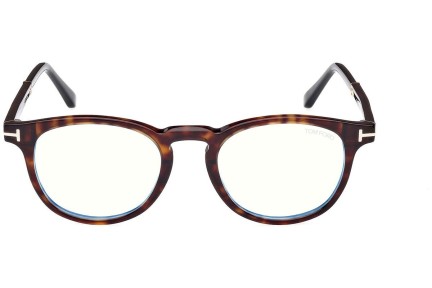 Okuliare Tom Ford FT5891-B 056 Okrúhle Havana