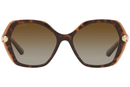 Slnečné okuliare Bvlgari BV8241KB 5496T5 Polarized Špeciálne Havana