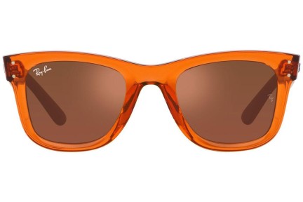 Slnečné okuliare Ray-Ban Wayfarer Reverse RBR0502S 6712GM Squared Oranžové