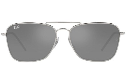 Slnečné okuliare Ray-Ban Caravan Reverse RBR0102S 003/GS Obdĺžníkové Strieborné