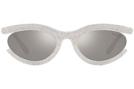 Slnečné okuliare Swarovski SK6006 10336G Oválne Biele