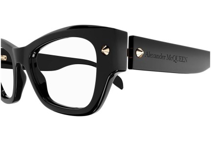 Okuliare Alexander McQueen AM0429O 001 Cat Eye Čierne