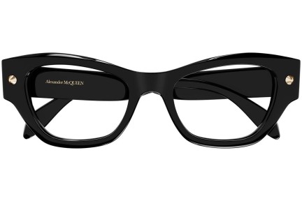 Okuliare Alexander McQueen AM0429O 001 Cat Eye Čierne