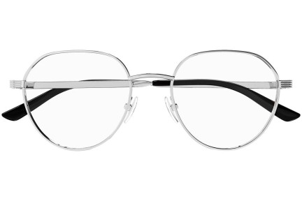 Okuliare Gucci GG1458O 003 Okrúhle Strieborné