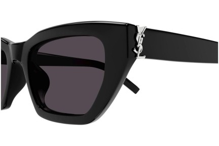 Slnečné okuliare Saint Laurent SLM127/F 001 Cat Eye Čierne