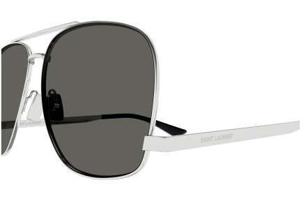 Slnečné okuliare Saint Laurent SL653LEON 001 Pilot Strieborné